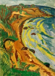 Baie sur la côte de Fehmarn